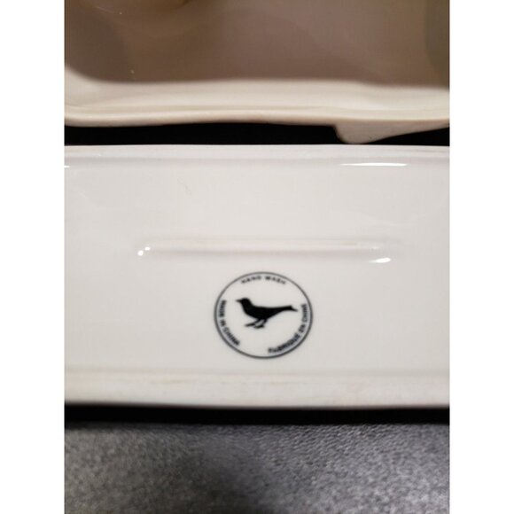 Anthropologie Lion Ceramic Covered Butter Dish Sergio Bustamante Style Design - Picture 10 of 11